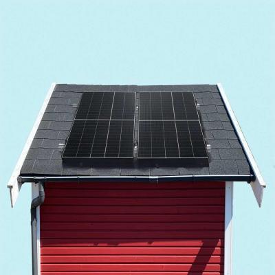 priwatt priShed Duo (2x 410W) - Gartenhaus Solarkraftwerk
