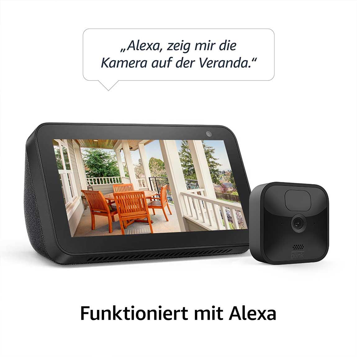 Blink Outdoor 3-Kamera System - Schwarz_Alexa