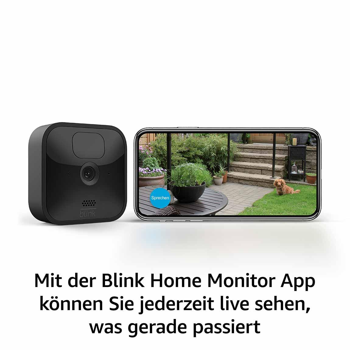 Blink Outdoor 1-Kamera System - Schwarz_App
