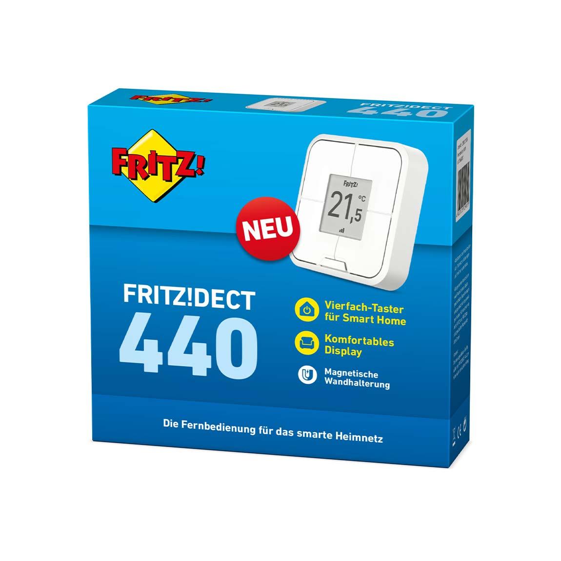 AVM FRITZ!DECT 440 Vierfach-Taster Verpackung