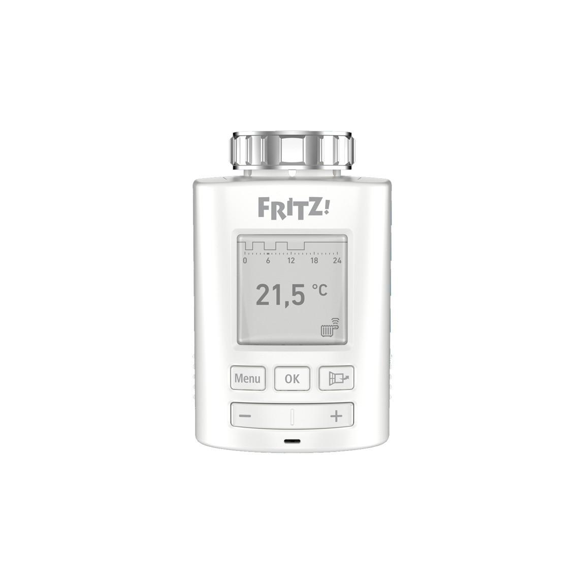 AVM FRITZ!DECT 301 Dreierpack - Smarter Heizkörper-Thermostat EInzelfrontansicht
