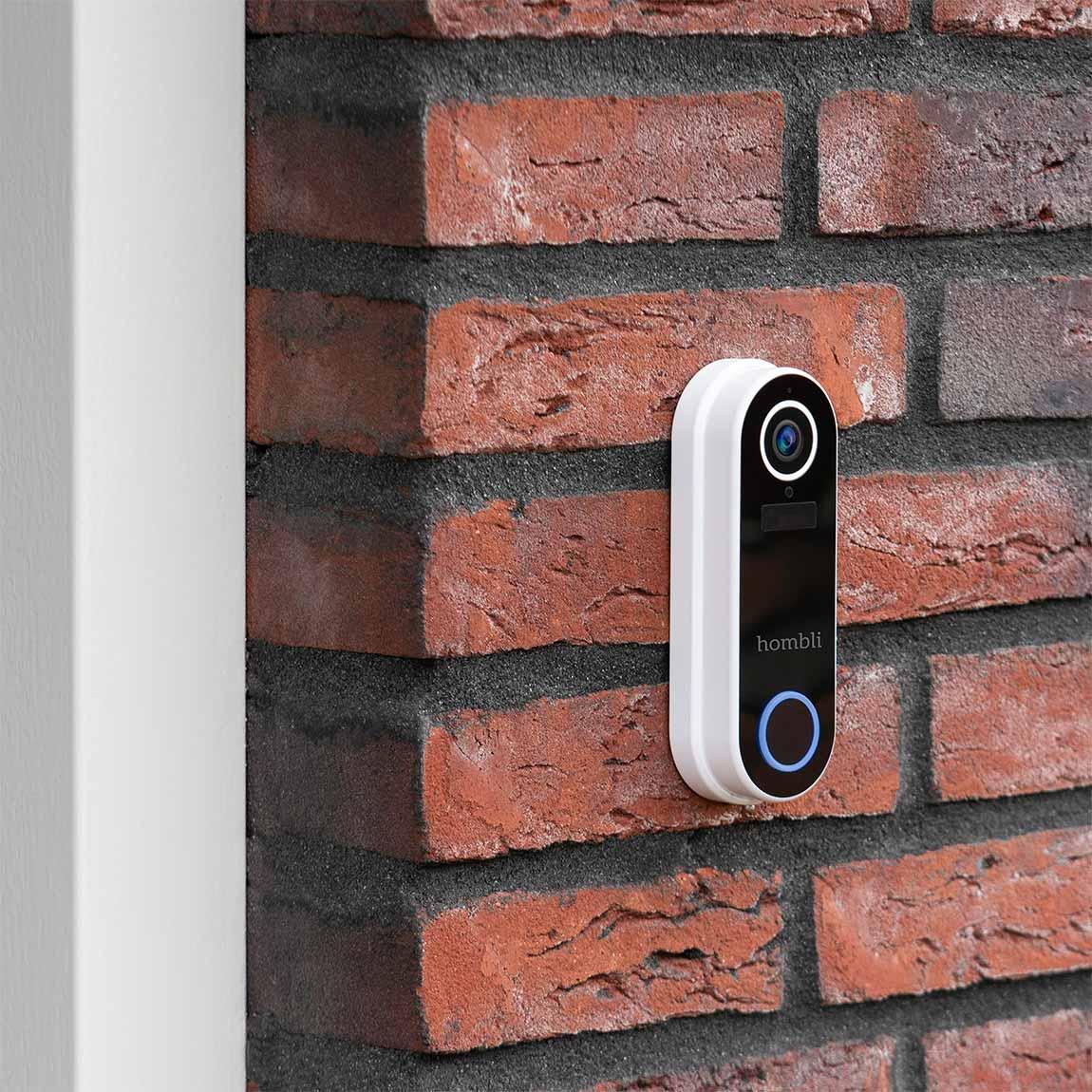 Hombli Smart Doorbell 2 - Smarte Video-Türklingel an der Hauswand
