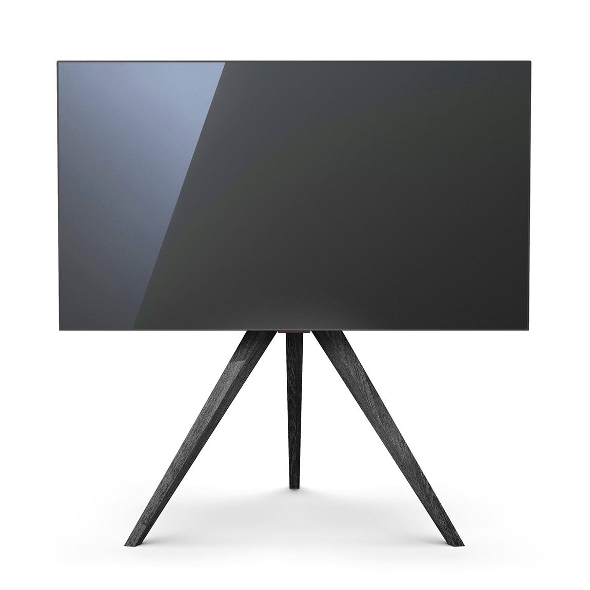 Spectral Art AX TV-Stand - Eiche schwarz mit Fernseher