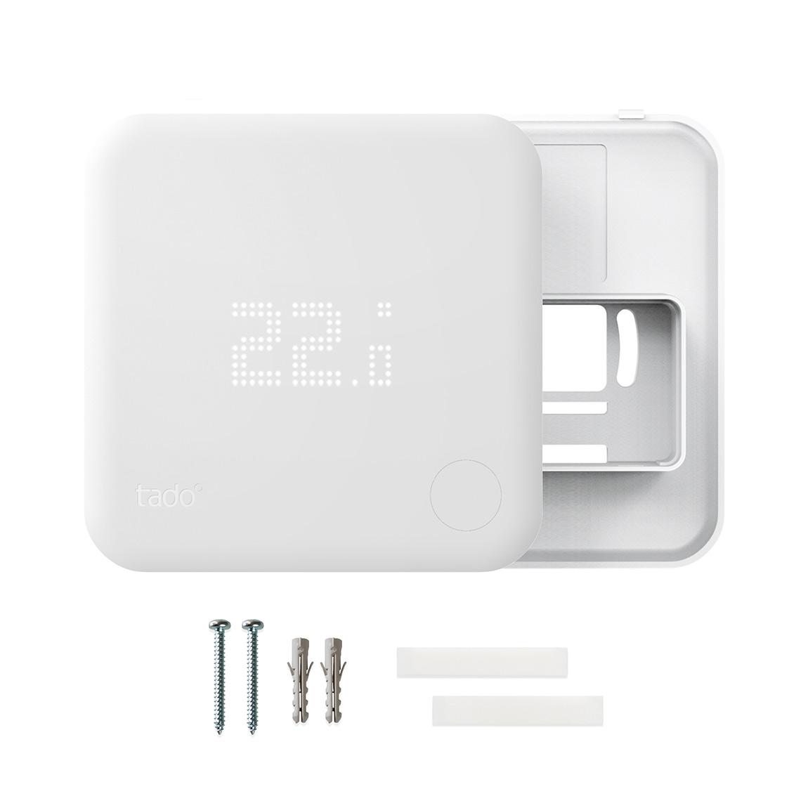 tado° Wireless Smart Thermostat Montageplatte mit Befestigungsmaterial