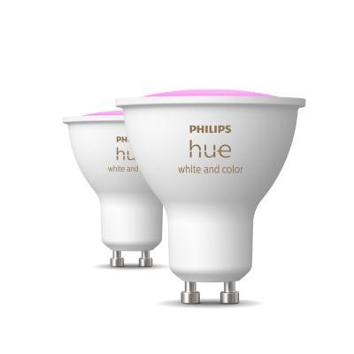 Philips Hue White & Color Ambiance GU10 LED Lampe 400lm - 2er-Set