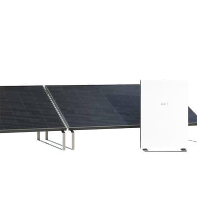 EET Solar SolMate Garten/Flachdach - Balkonkraftwerk mit Speicher und Bodenhalterungen (2x 430Wp)