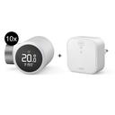 tado° Starter Kit Smartes Heizkörper-Thermostat X - 10er-Set + Bridge