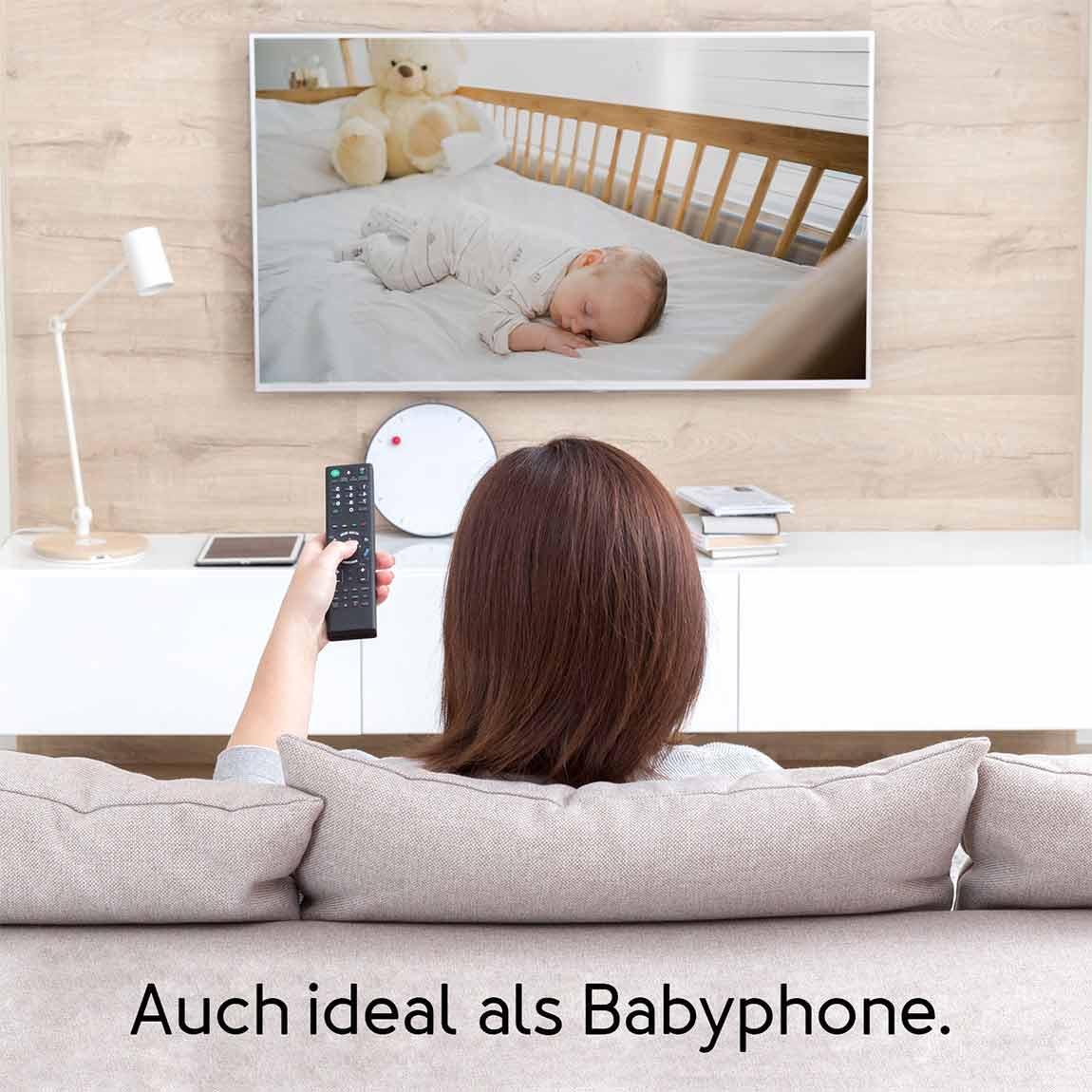 Aeotec Cam 360 - Smarte WLAN Kamera - Weiß_Babyphone