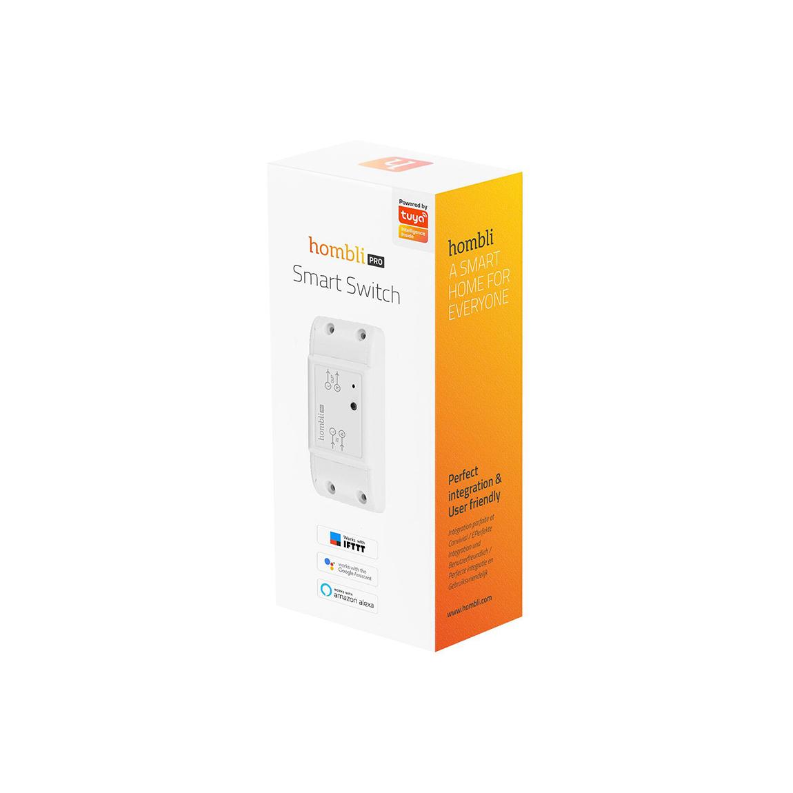 Hombli Smart Switch Pro - Ferngesteuertes WLAN Schaltmodul - weiß