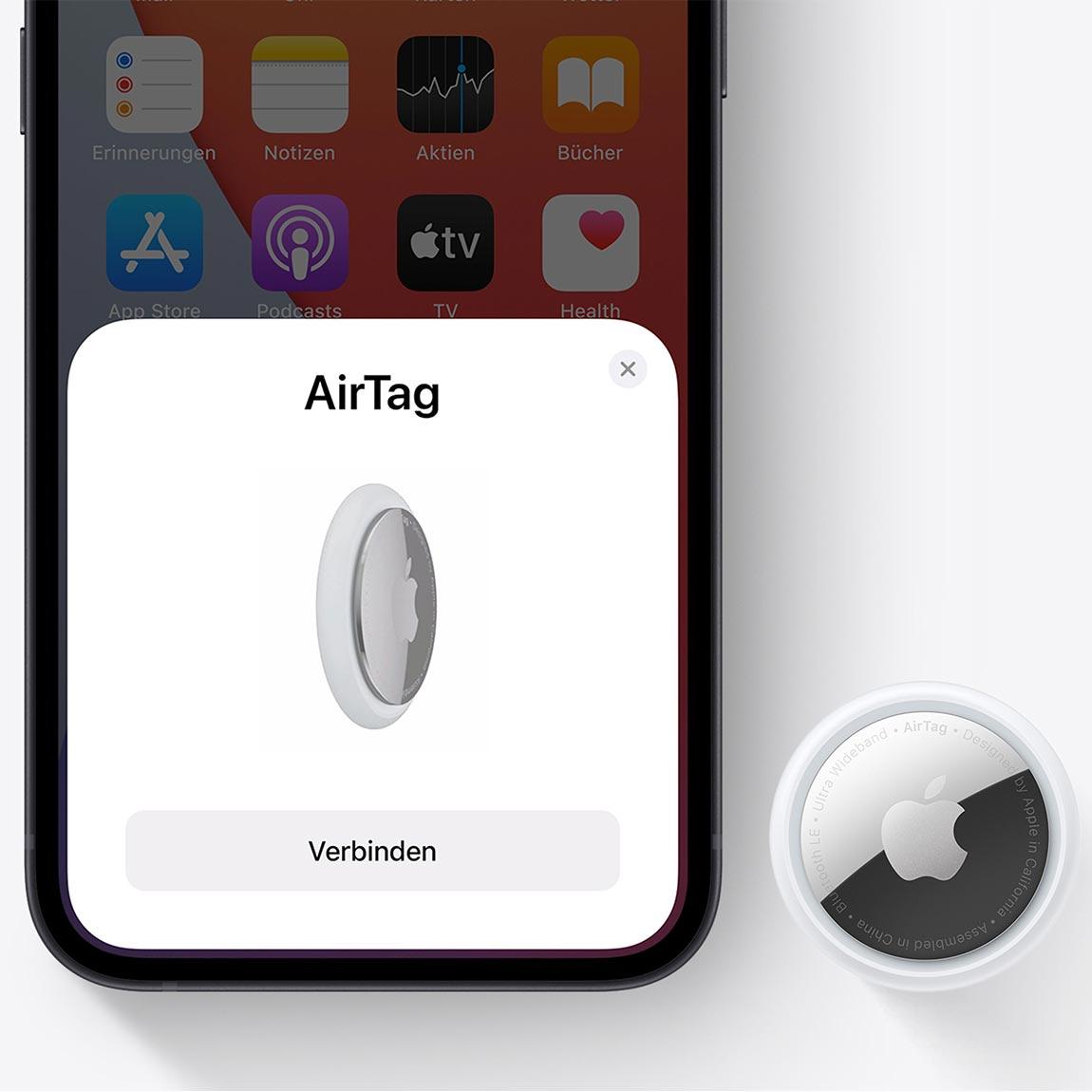 Apple AirTag mit App