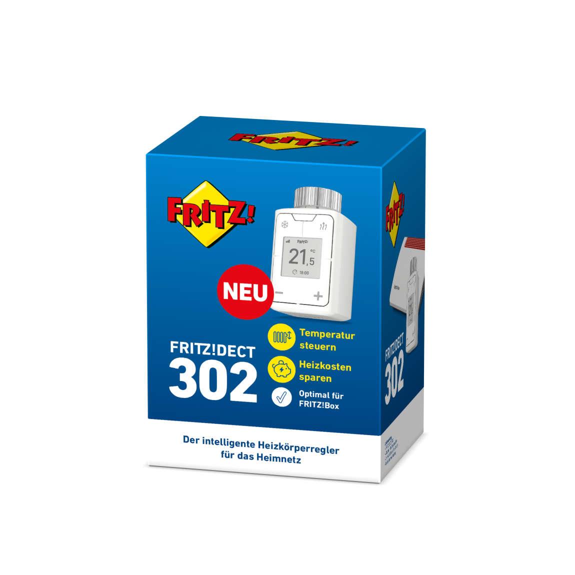 AVM FRITZ!DECT 302 10er-Set - Smarte Heizkörper-Thermostate_Verpackung einzeln