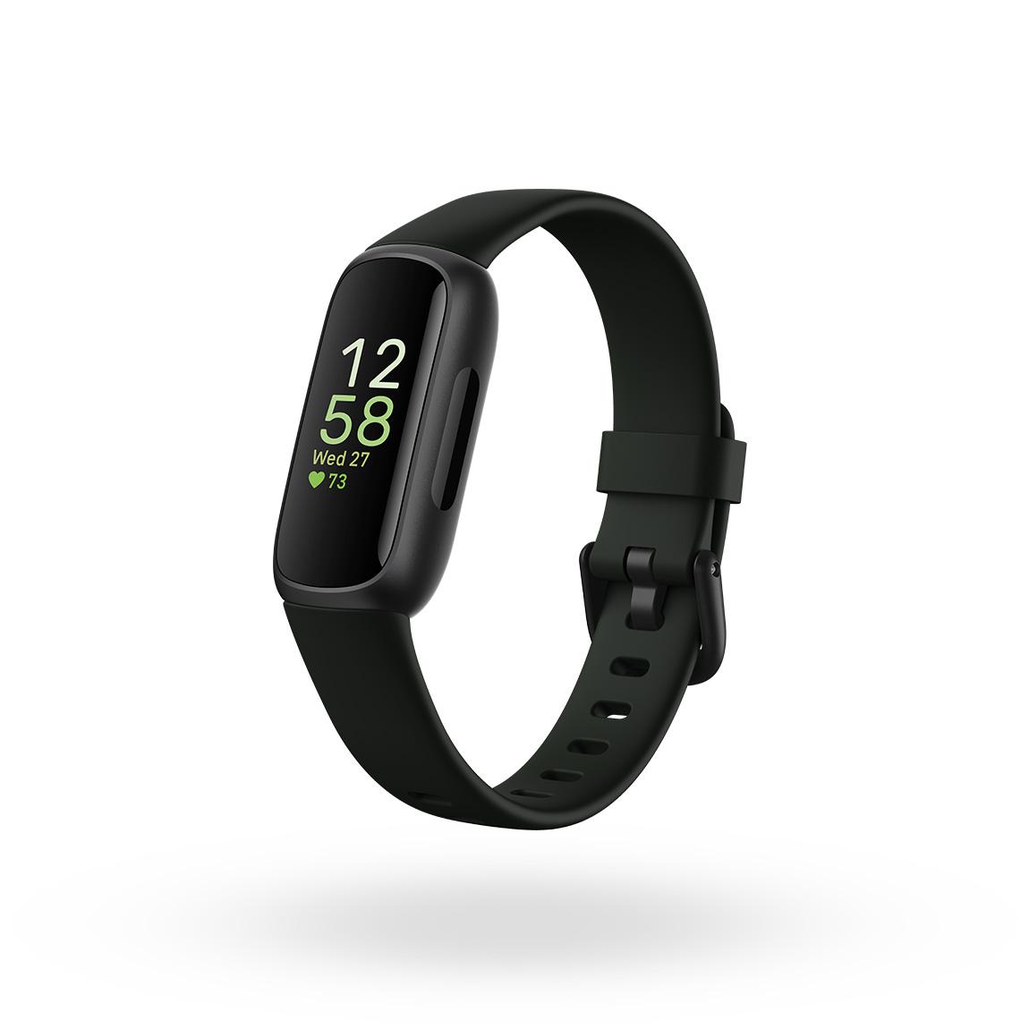 Fitbit Inspire 3 - schwarz_schraeg links