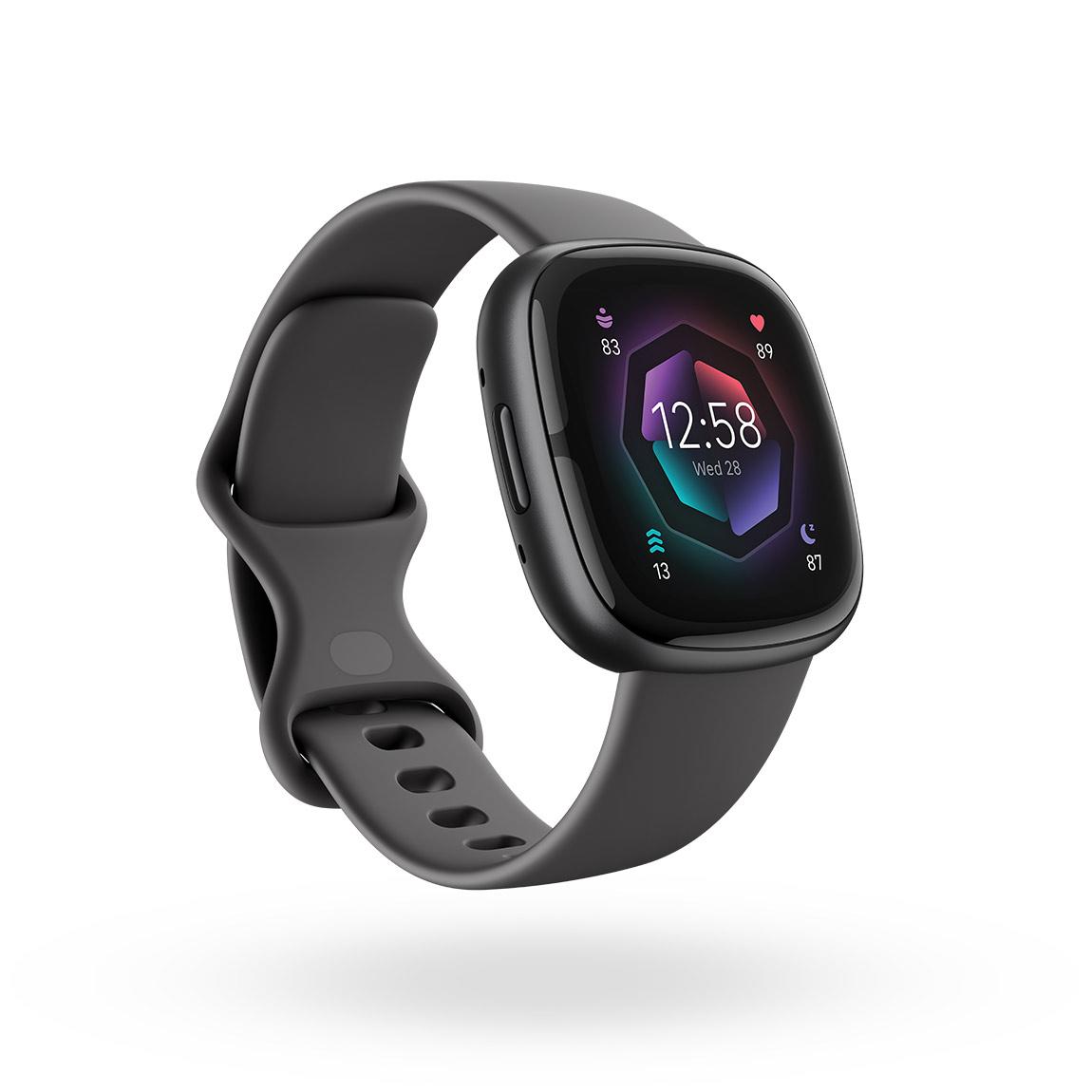 Fitbit Sense 2 - grau_schraeg