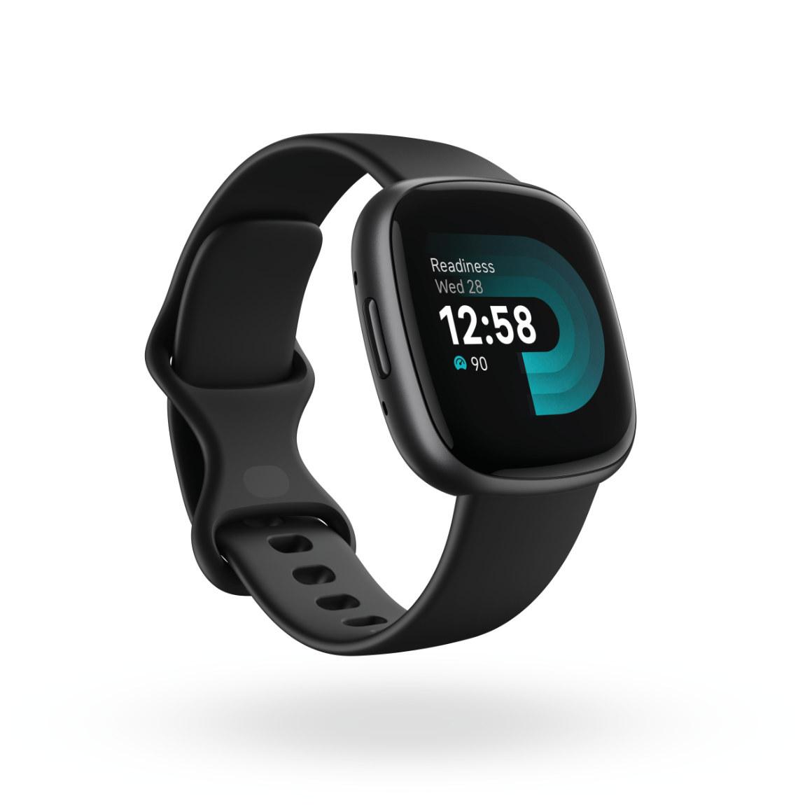 Fitbit Versa 4 - schwarz_schraeg_anderes Watchface