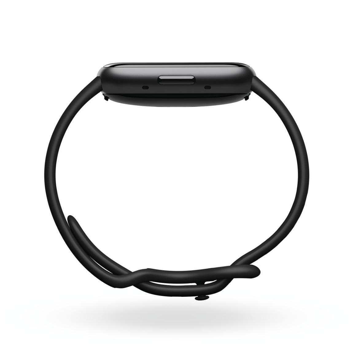 Fitbit Versa 4 - schwarz_Seite