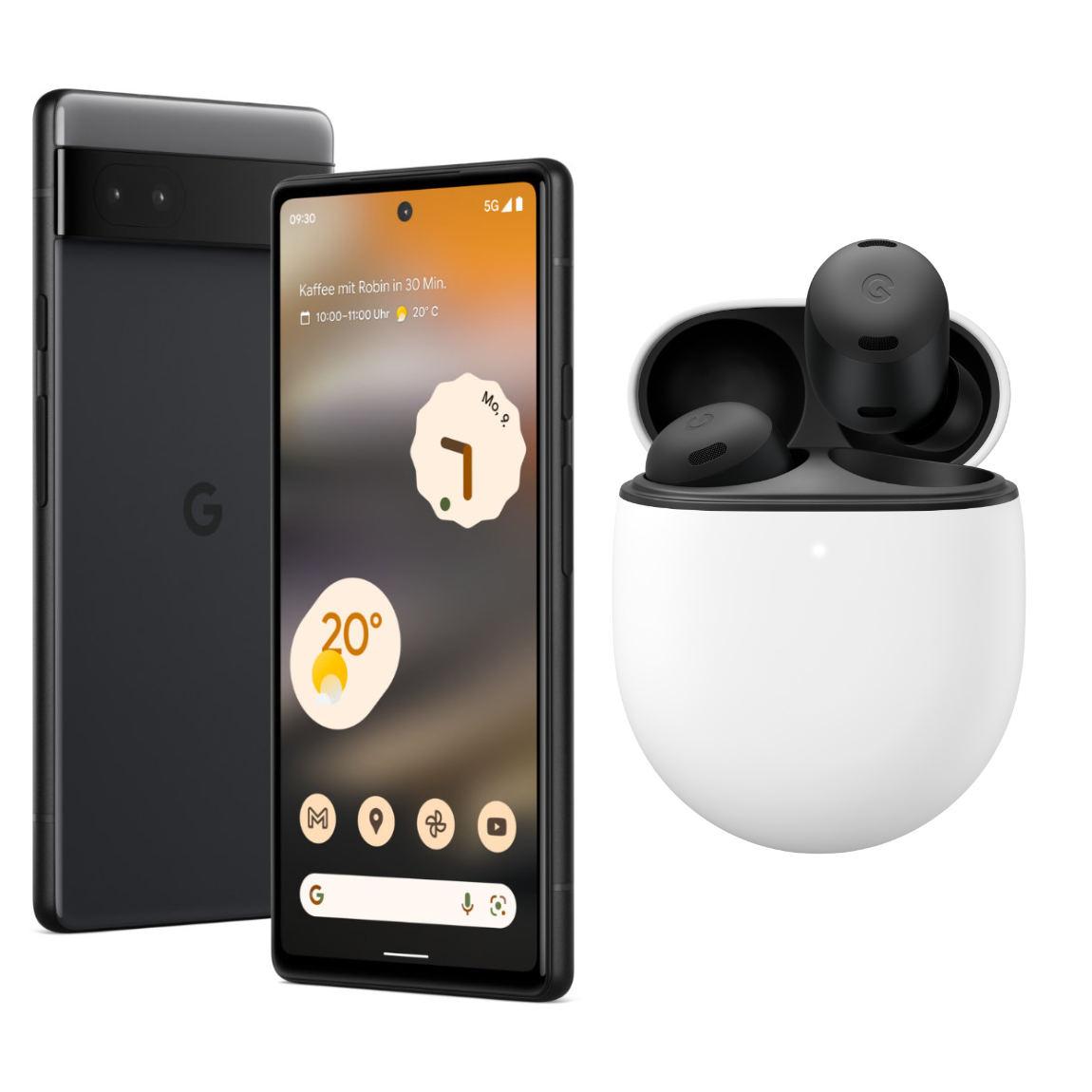 Google Pixel 6a + Pixel Buds Pro