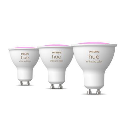 Philips Hue White & Color Ambiance GU10 LED Lampe 400lm - 3er-Set