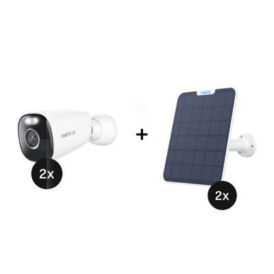 Reolink Argus Series B360 - 2er-Set + gratis Reolink Solar Panel 2 - 2er-Set 