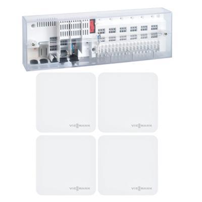 Viessmann ViCare Fußbodenthermostat + ViCare Klimasensor 4er-Set