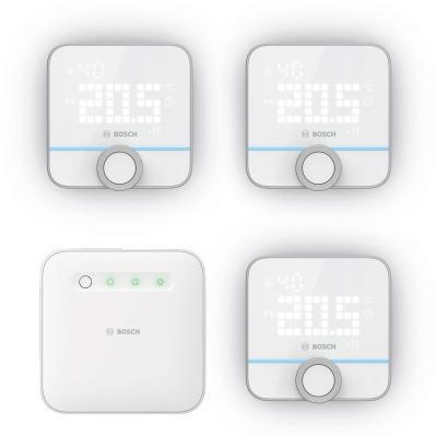 Bosch Smart Home - Starter Set Heiztherme & Fußbodenheizung II mit 3 Raumthermostaten 230V