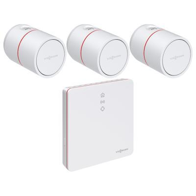 Viessmann Starter-Set - Vitoconnect + ViCare Heizkörperthermostat 3er-Set