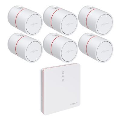 Viessmann Starter-Set - Vitoconnect + ViCare Heizkörperthermostat 6er-Set