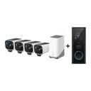 eufyCam S3 Pro Starter-Set 4+1 - 4er-Kameraset mit HomeBase 3 + Video Doorbell 2K