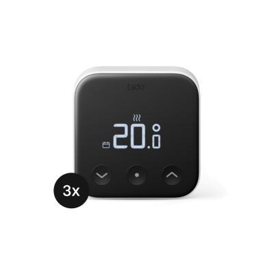 tado° Smartes Thermostat X für Fußbodenheizung und Einzelraumsteuerung - 3er-Set 