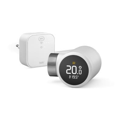 tado° Starter Kit Smartes Heizkörper-Thermostat X + Bridge 