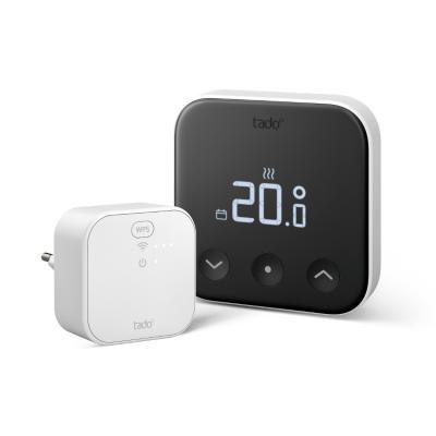 tado° Starter Kit Smartes Thermostat X für Fußbodenheizung und Einzelraumsteuerung + Bridge 