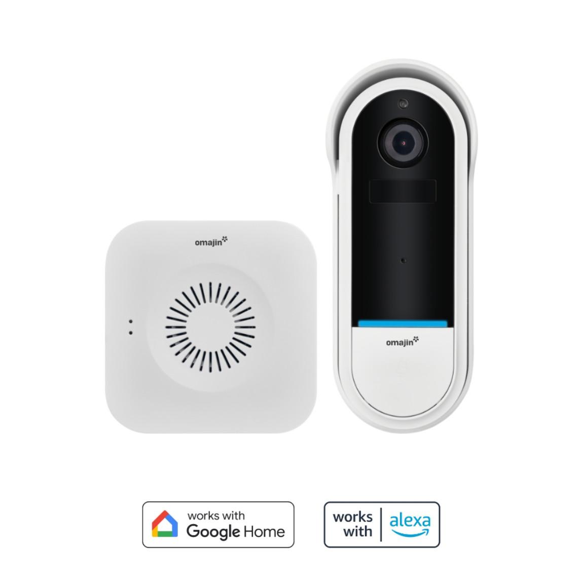 omajin Wireless Video Doorbell - WLAN Videotürklingel mit Gong