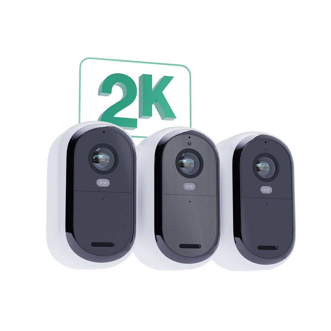 Arlo Essential 2K Outdoor Kamera 3er-Set - Weiß_auflösung