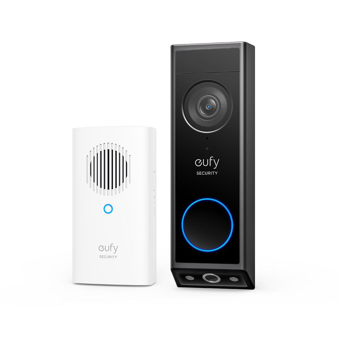 eufyCam 3 Starter Set 2+1 - 2er-Kameraset mit HomeBase 3 + Video Doorbell E340 mit Chime