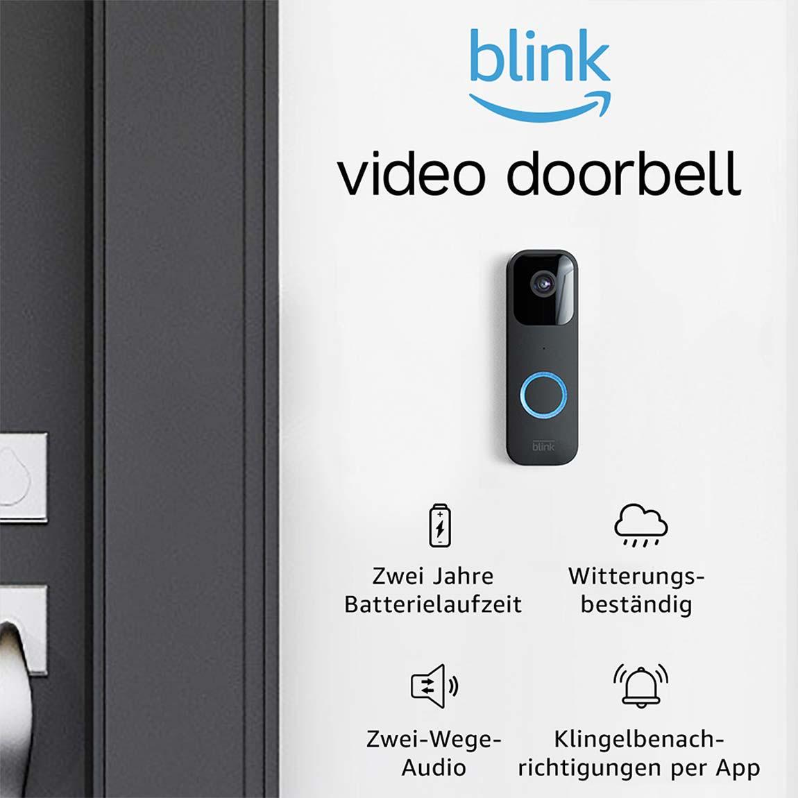 Blink Video Doorbell mit Sync-Modul 2 + Echo Pop_funktionen