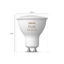 Philips Hue White & Color Ambiance GU10 Bluetooth 12er-Set - LED-Spot + Amazon Echo Show 5_maße