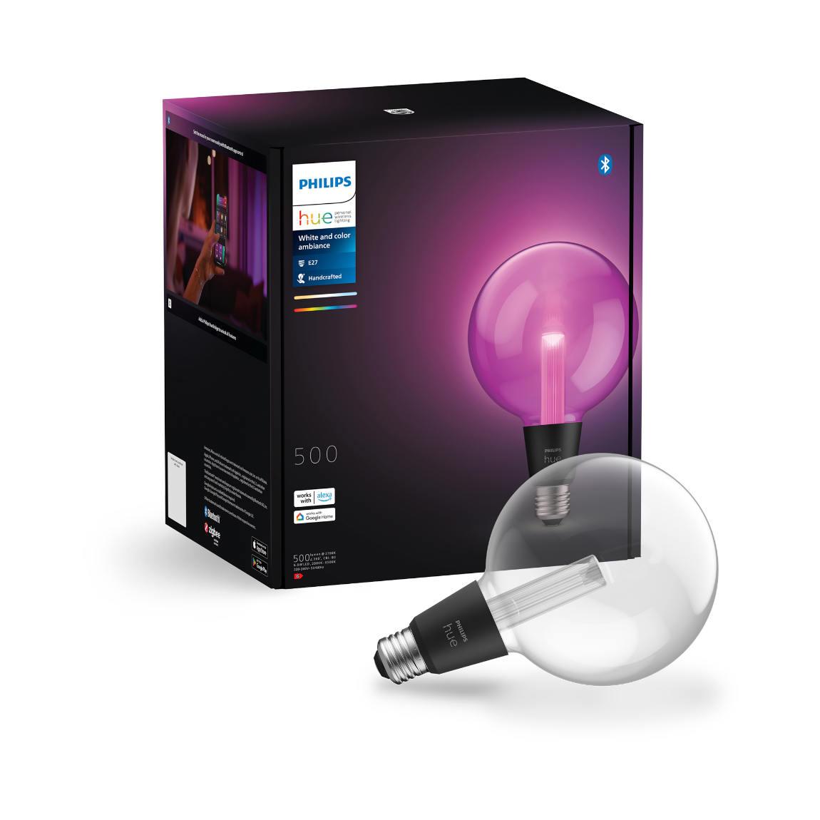 Philips Hue White & Color Ambiance Lightguide Giant Globe G125 E27 500lm