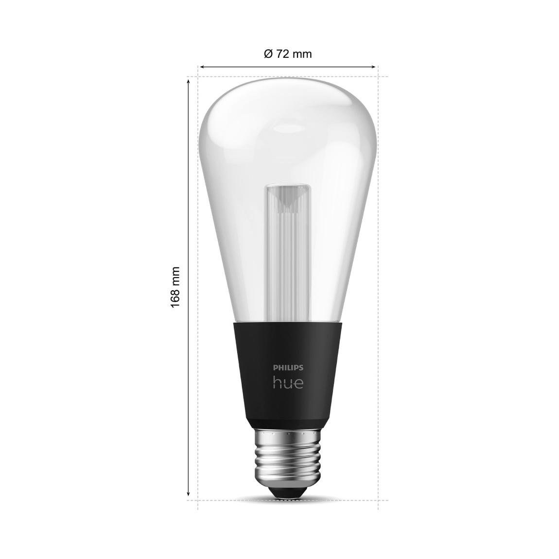 Philips Hue White & Color Ambiance Lightguide Giant Edison ST72 E27 500lm