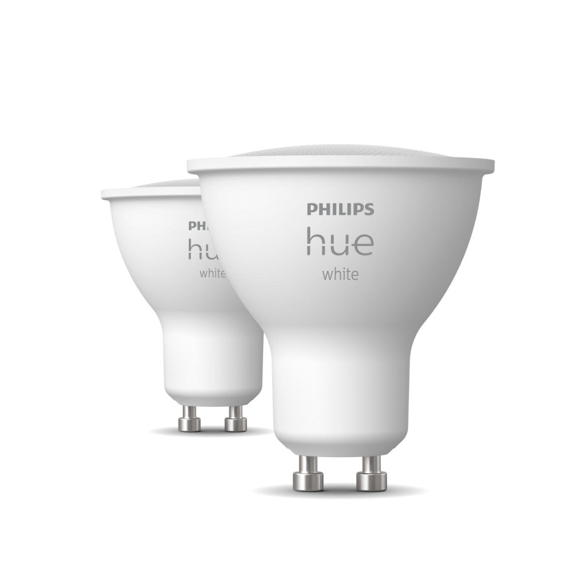 Philips Hue White GU10 LED Lampe 400lm - 2er-Set