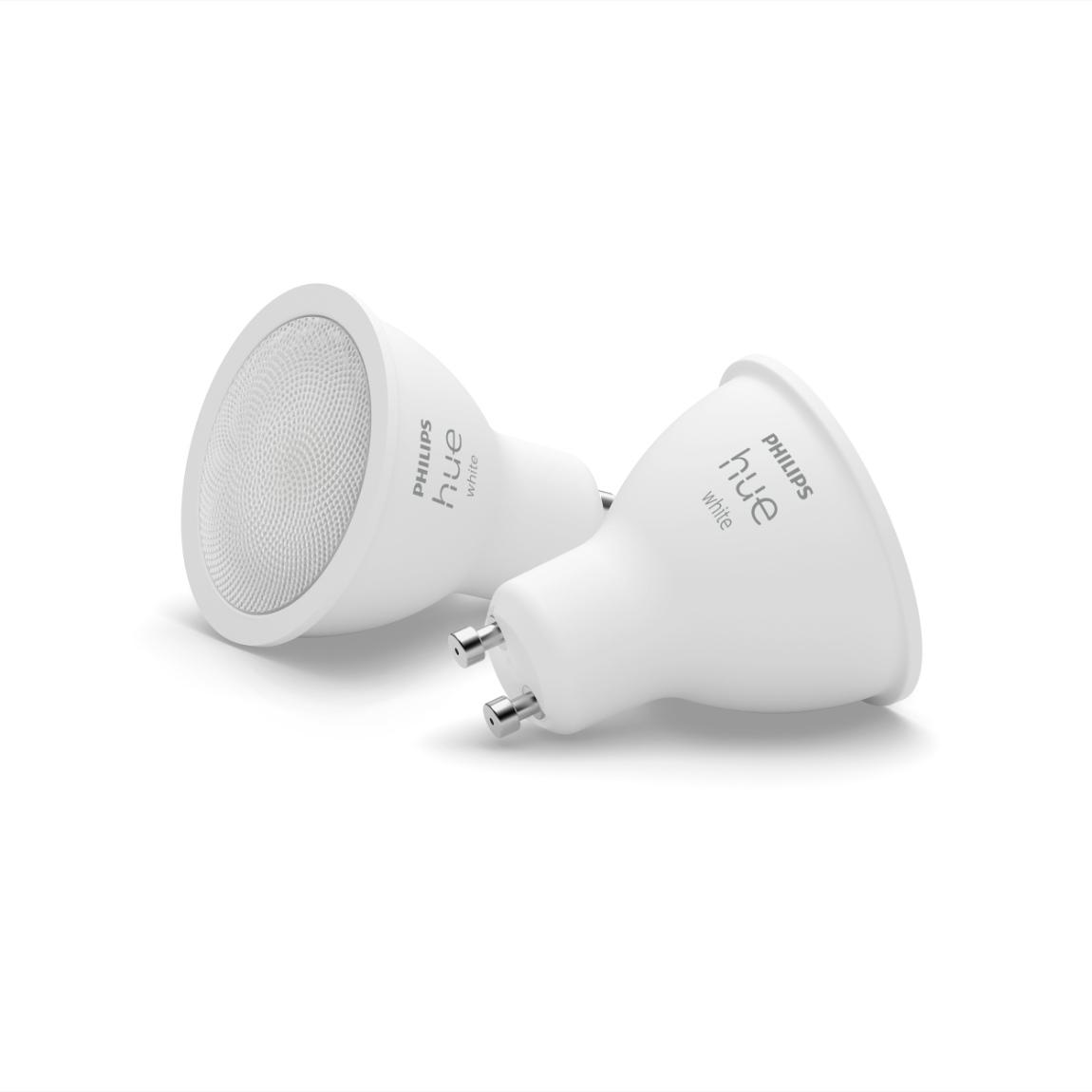 Philips Hue White GU10 LED Lampe 400lm - 2er-Set