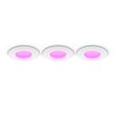 Philips Hue White & Color Ambiance Slim Recessed 90mm 450lm - 3er-Set