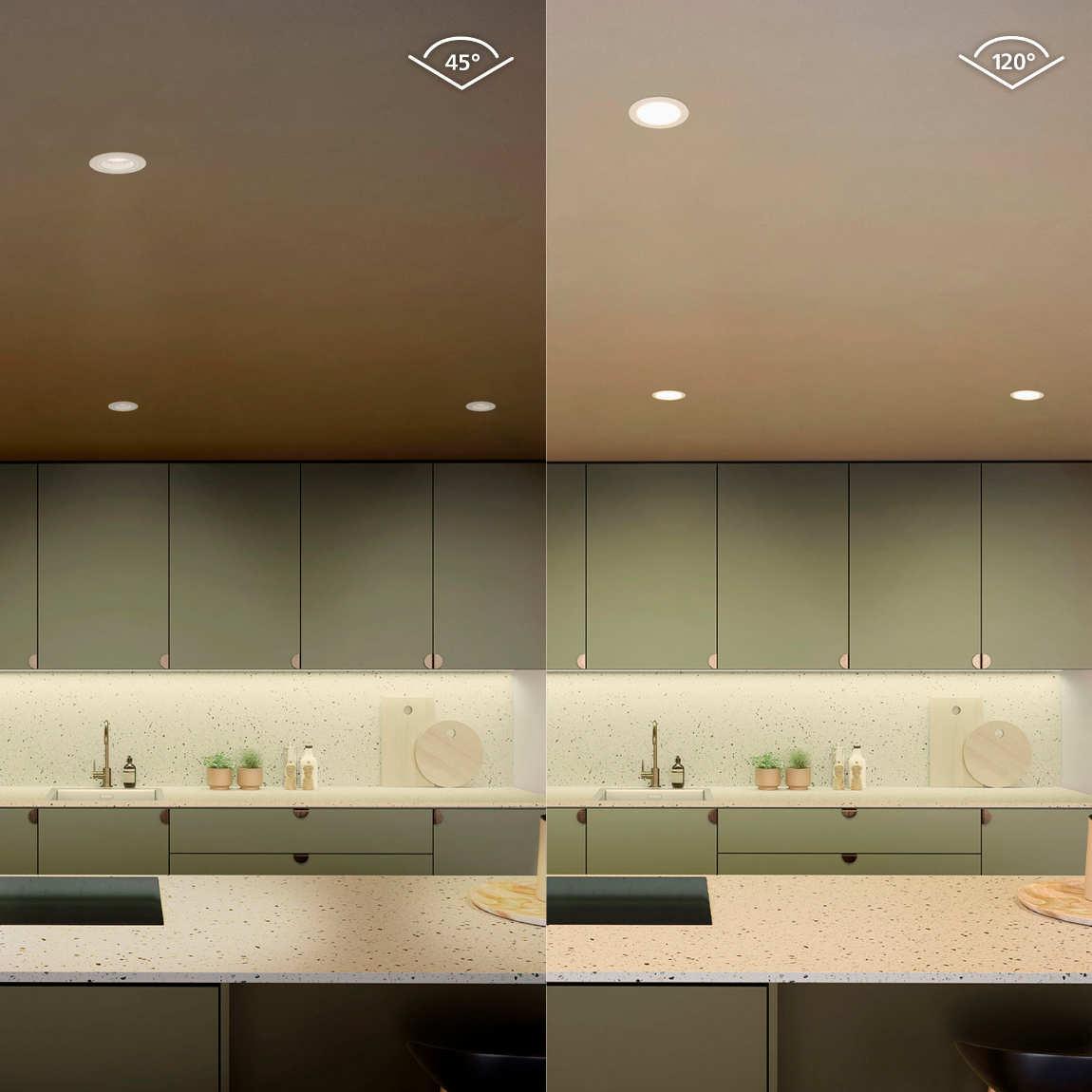 Philips Hue White & Color Ambiance Slim Recessed 90mm 450lm - 3er-Set