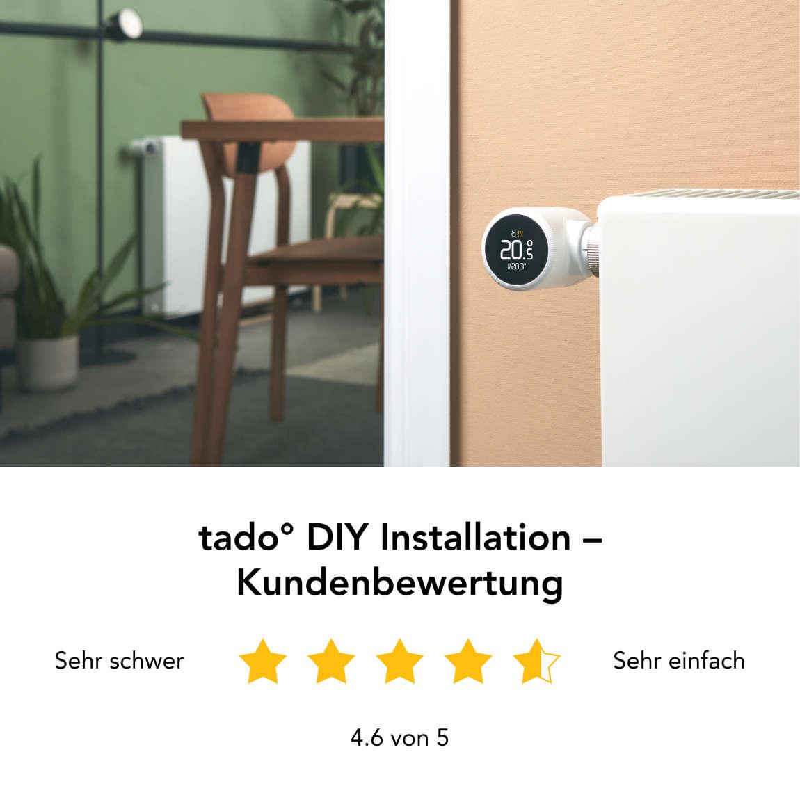 tado° Smartes Heizkörper-Thermostat X - Quattro Pack