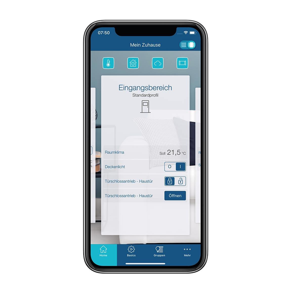 Homematic IP App Zutritt Haustür