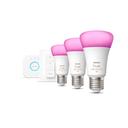 Philips Hue White & Color Ambiance E27 800 lm 3er Starter-Set + Dimmschalter 