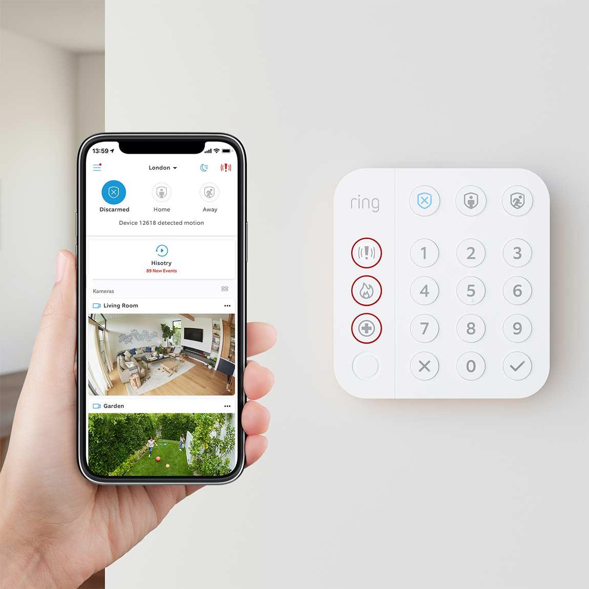 Ring Alarm - Sicherheitssystem Keypad mit App