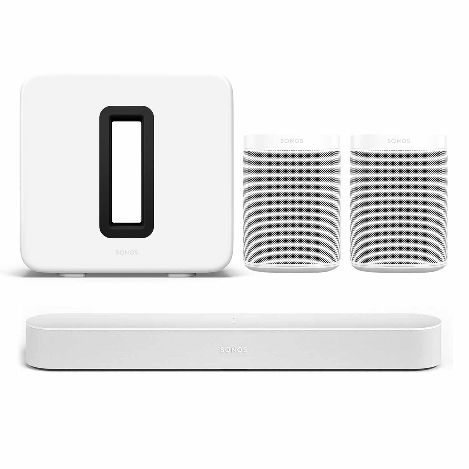 Sonos One SL Beam Gen 2 5.1 Heimkino Set