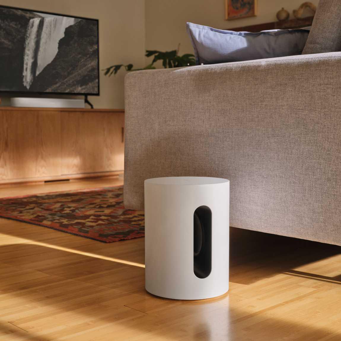 Sonos One SL Beam Sub Mini 5.1 Heimkino Set + Standfuß (Paar) für Sonos One