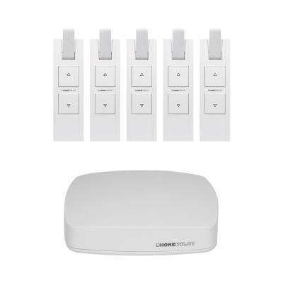 HOMEPILOT Gateway premium + Gurtwickler RolloTron pure smart 5er-Set