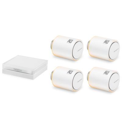 Netatmo Heizkörper-Thermostat Starter Set mit 4 Thermostaten