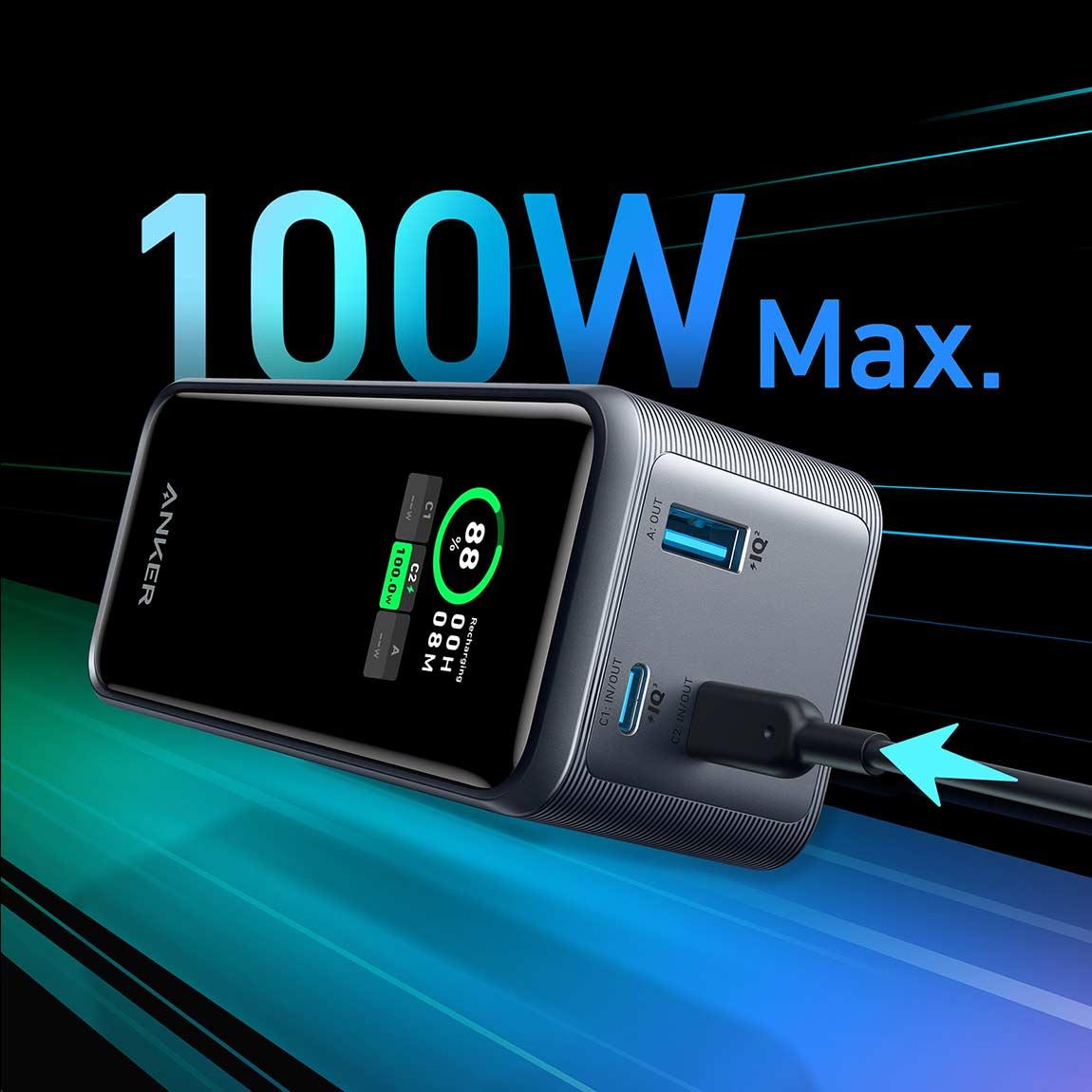 Anker Prime Powerbank - 20.000mAh 200W - Schwarz_leistung